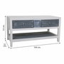 Table Basse Alexandra House Living Blanc Gris 51 x 53 x 104 cm