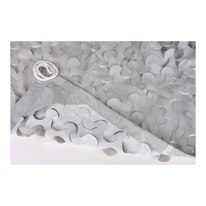 Faura Taud de camouflage réversible gris/blanc 3 x 4 m