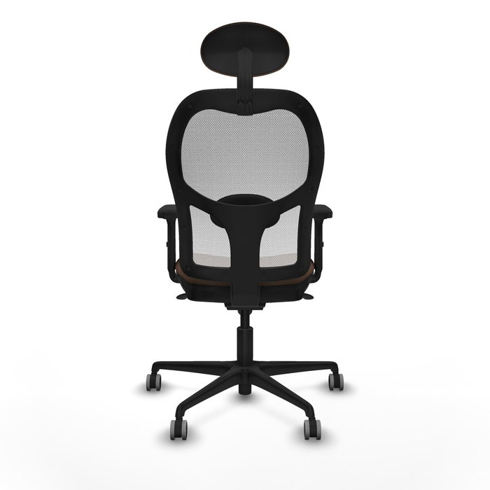 Piqueras y Crespo Chaise de Bureau Jorquera 2D036G1 Blanc Brun foncé Piqueras y Crespo Chaise de Bureau Jorquera 2D036G1 Blanc Brun foncé