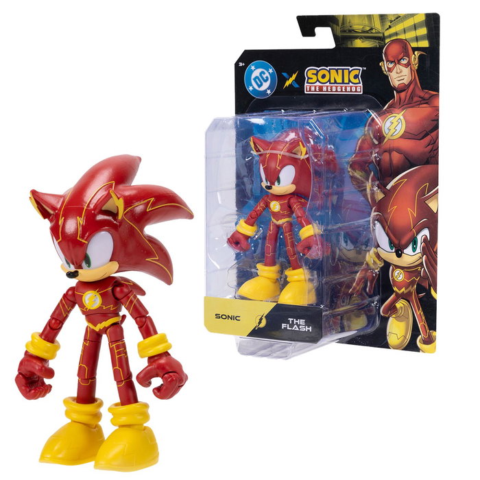 Jakks Pacific Figurine Sonic en Flash 13 cm - 22 points d'articulation - SONIC Jakks Pacific Figurine Sonic en Flash 13 cm - 22 points d'articulation - SONIC