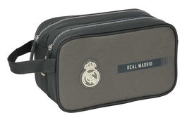 Safta Nécessaire de voyage 2 fermetures éclair pour voiture Real Madrid 3e équipement 24/25 26x15x12.5 cm
