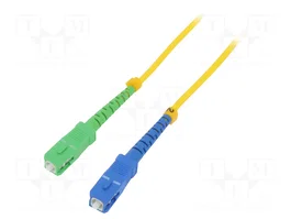 QOLTEC Patch cord en fibre optique SC/APC, SC/UPC 0,5m