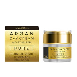 Diar Argan - Crème de jour hydratante à l'huile d'argan pure et au beurre de karité - Soin raffermissant anti-rides - Pour tous types de peaux (sensibles incluses) - 50 ml