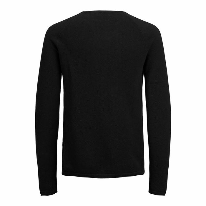 T-shirt à manches longues homme Jack & Jones ehill Knit Noir