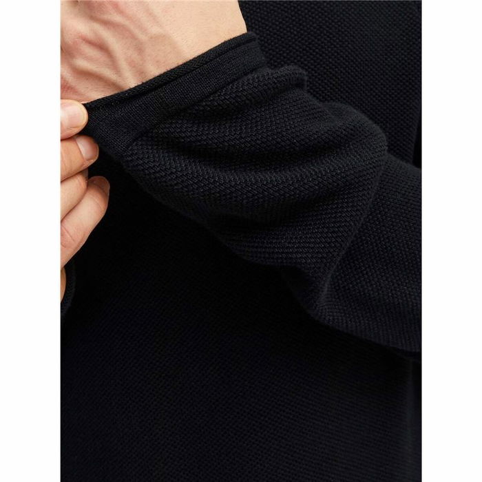 T-shirt à manches longues homme Jack & Jones ehill Knit Noir