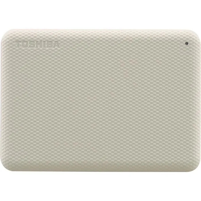 Toshiba CANVIO ADVANCE Disque dur externe portable 2 To, blanc, avec logiciels de sauvegarde et de sécurité Toshiba CANVIO ADVANCE Disque dur externe portable 2 To, blanc, avec logiciels de sauvegarde et de sécurité
