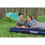 Bestway Matelas gonflable camping 2 places 191 x 137 x 22 cm avec pompe électrique Powertouch externe 220-240V - Réf. 62252