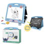 Cerdá Set de Papeterie de Voyage Stitch 34 x 27.1 x 7.3 cm - Fournitures Scolaires et de Bureau - Blue