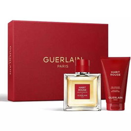 Guerlain Habit Rouge Eau de toilette 100ml + Gel douche 75ml - Coffret Cadeau Homme