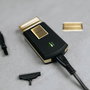 Wahl Rasoir de Voyage Travel Shaver Gold Edition noir et or 07057-016 - Tondeuse et coupe barbe portable