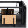 Day Lot de 2 boîtes de rangement pliables noires