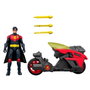 Mattel Figura Robin avec Batlink Vehicule DC Heroes Jmd51 Action Jouet