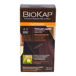 BIOKAP Tinte Nutricolor Castaño Cobrizo 4.4, 140 ml