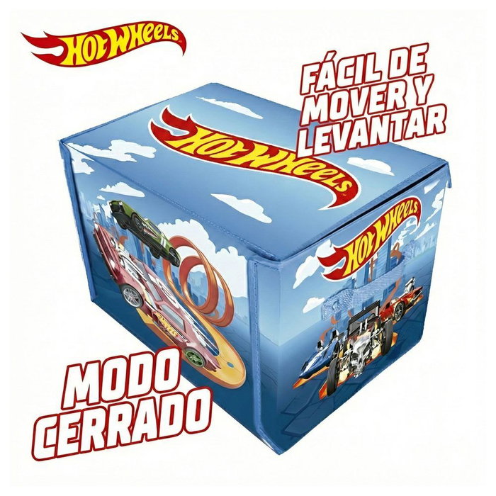 CEFA TOYS Boîte organisatrice de voitures 3 en 1 Hot Wheels avec piste et zone de jeu CEFA TOYS Boîte organisatrice de voitures 3 en 1 Hot Wheels avec piste et zone de jeu