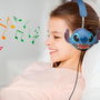 Lexibook Casque avec câble Disney Stitch HP015D - Licencié, pliable, pour enfants et fans de Lilo et Stitch, à partir de 3 ans