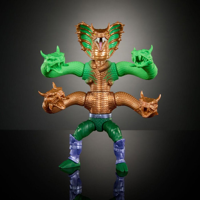 MOTU x TMNT: Turtles of Grayskull figurine Deluxe King Hiss 14 cm