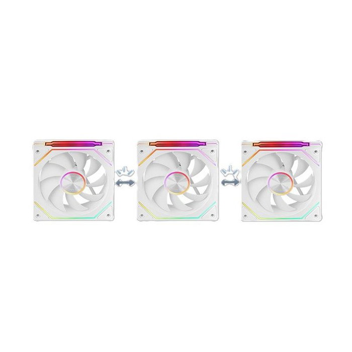 Mars Gaming Kit 3x Ventilateur ARGB MF-Linkfinity Blanc Modulaire PWM 120mm Mars Gaming Kit 3x Ventilateur ARGB MF-Linkfinity Blanc Modulaire PWM 120mm