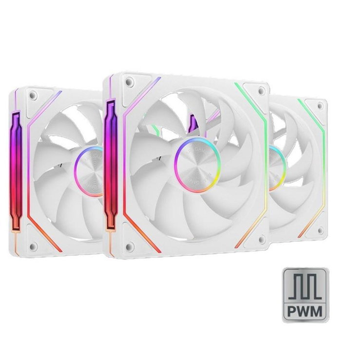 Mars Gaming Kit 3x Ventilateur ARGB MF-Linkfinity Blanc Modulaire PWM 120mm Mars Gaming Kit 3x Ventilateur ARGB MF-Linkfinity Blanc Modulaire PWM 120mm
