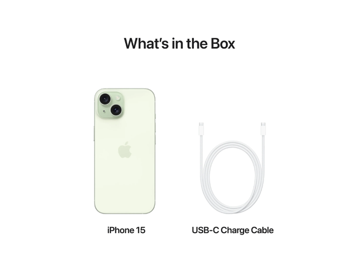 Apple iPhone 15 5G 128 Go Vert (Reconditionné)