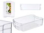 Kinvara Organisateur de Réfrigérateur 31.5x21x9 cm Transparent en Plastique (Set de 12)