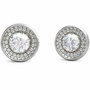 Guess JUBE03396JWRHT-U Boucles d'oreilles Solitaire Gris