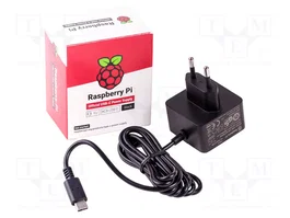 RASPBERRY PI Alimentation USB C 15W noir