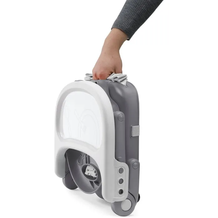 Chicco Pocket Snack - Rehausseur de chaise compact et transportable - Gris foncé Chicco Pocket Snack - Rehausseur de chaise compact et transportable - Gris foncé