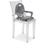 Chicco Pocket Snack - Rehausseur de chaise compact et transportable - Gris foncé