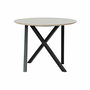 Table d'appoint DKD Home Decor 65 x 65 x 49,5 cm Noir Métal Bois Marron Clair