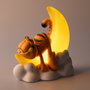 ERIK Lampe décorative Garfield - 26.5 cm x 23.7 cm x 16.5 cm
