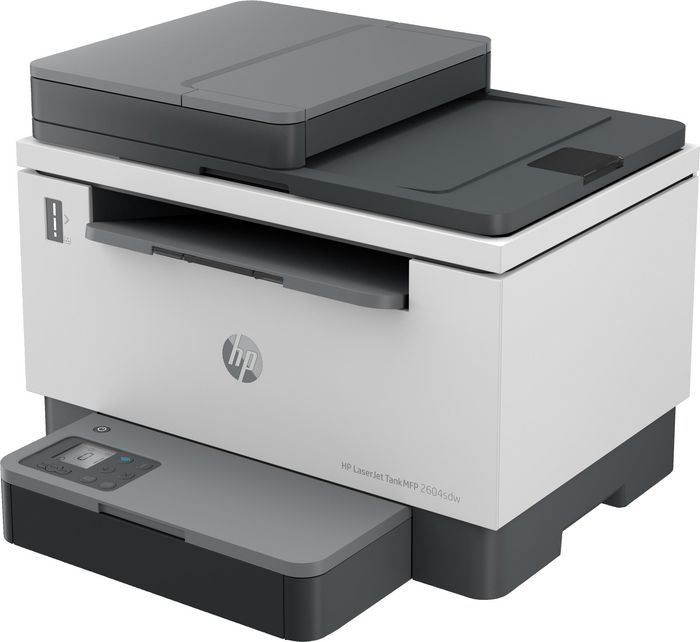 HP LaserJet Tank MFP 2604sdw - Imprimante multifonction laser avec réservoir de toner, impression recto-verso, scan vers PDF/e-mail, 22 ppm, sans fil et Ethernet