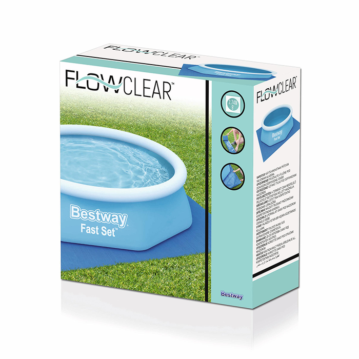 Bestway 58000 Protector de Sol pour Piscine 274x274 cm Jardin