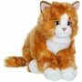 Gipsy Toys Chat Mimiz Roux et Blanc - Peluche 28 cm