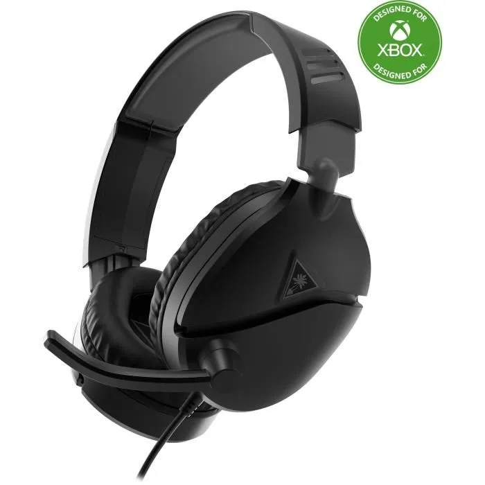 Turtle Beach Recon 70X - Casque de gaming multi-plateforme avec micro - Compatible PC, PS5, PS4, Xbox Series X|S, Xbox One, Nintendo Switch - Noir