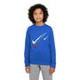Sweat sans capuche enfant Nike NSW SOS FLC CREW Bleu