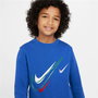 Sweat sans capuche enfant Nike NSW SOS FLC CREW Bleu