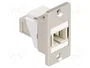 DELOCK Connecteur fibre optique Keystone SC Simplex OM2