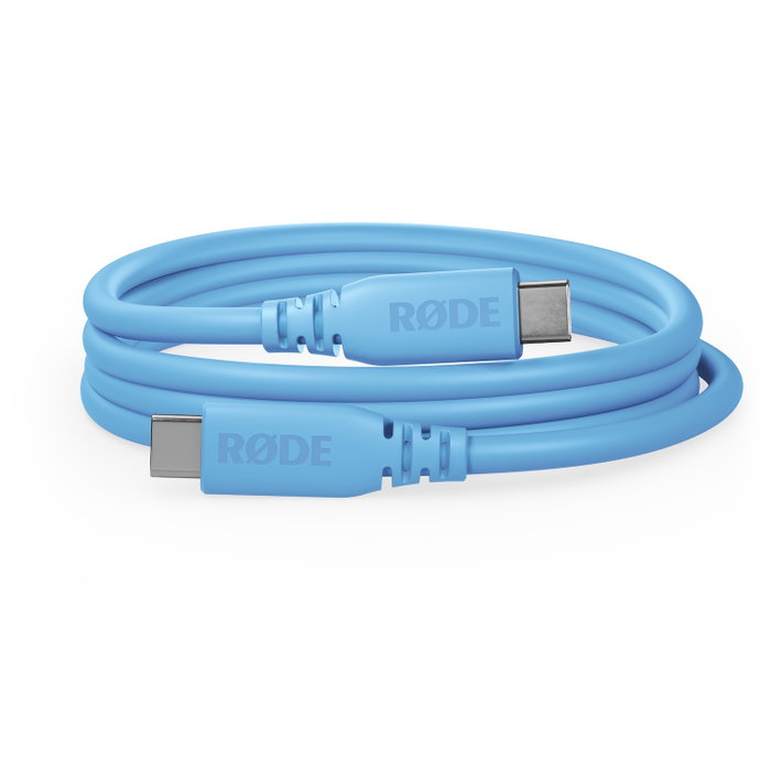 RODE SC27 Câble USB-C vers USB-C SuperSpeed 2m - 5 Gbps 60 W Bleu RODE SC27 Câble USB-C vers USB-C SuperSpeed 2m - 5 Gbps 60 W Bleu