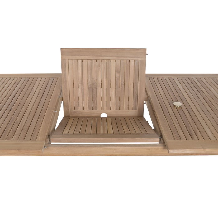 Table de Salle à Manger Home ESPRIT Marron Teck 180 x 100 x 75 cm Table de Salle à Manger Home ESPRIT Marron Teck 180 x 100 x 75 cm