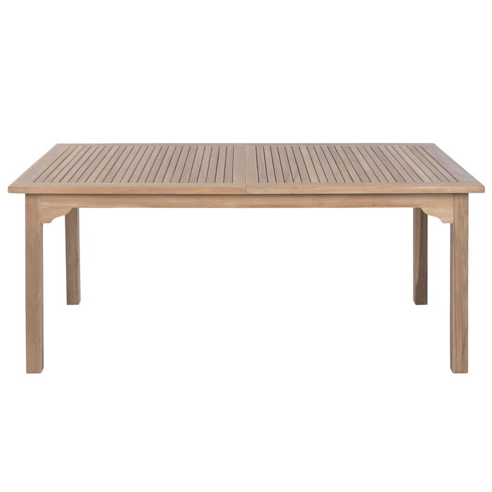 Table de Salle à Manger Home ESPRIT Marron Teck 180 x 100 x 75 cm Table de Salle à Manger Home ESPRIT Marron Teck 180 x 100 x 75 cm