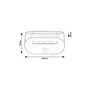 RABALUX Applique Solaire LED Extérieure "Brezno" 3,2W 145Lm 4000K Capteur IP44 [RAB-77006]