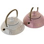Théière Home ESPRIT Blanc Rose Acier inoxydable Fer 400 ml (2 Unités)