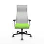 Piqueras y Crespo Chaise de Bureau Albacete Pistache et Blanc