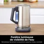Ninja KT201EU - Bouilloire électrique température réglable, 1,7 L, 3000 W, 6 températures préréglées, maintien au chaud 30 min, finition inox et noir mat