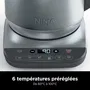 Ninja KT201EU - Bouilloire électrique température réglable, 1,7 L, 3000 W, 6 températures préréglées, maintien au chaud 30 min, finition inox et noir mat