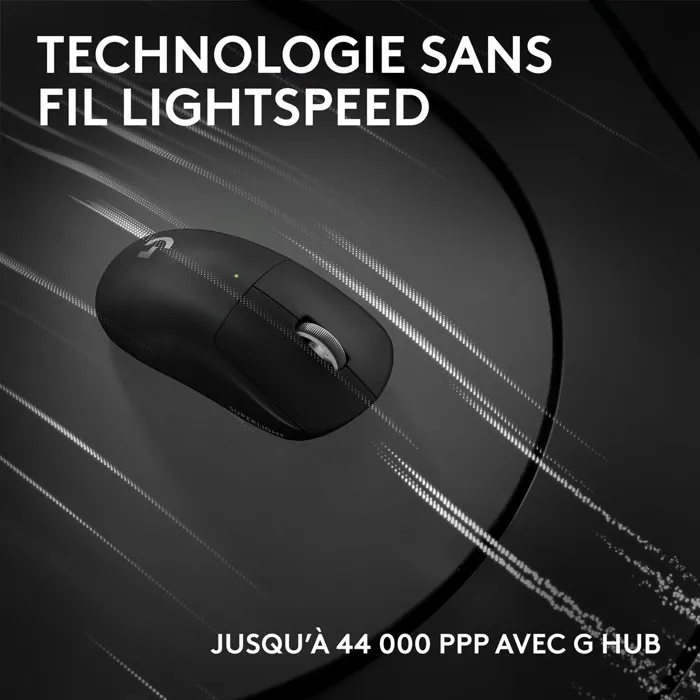 Logitech G PRO X Superlight 2c Souris Gaming Sans Fil Ultra-Légère Compacte Noir