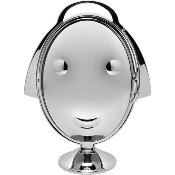 Alessi Anna Gong Étagère de service pliable en acier inoxydable