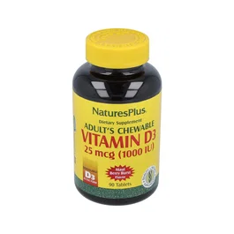 NATURES PLUS VITAMINA D3 1000iu 90 comprimés à mâcher