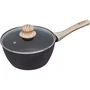 Pyrex Cook&Care Casserole avec couvercle 18 cm anti-adhésif sans PFAS pour induction, aluminium recyclé