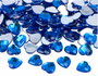 Innspiro Gemmes décoratives acryliques cœur bleu 14x14mm, 500u. approx. de haute qualité